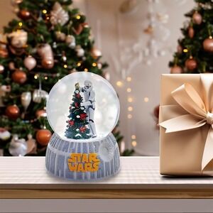 Kurt Adler Star Wars Musical Stormtrooper Christmas Tree Water Snow Globe